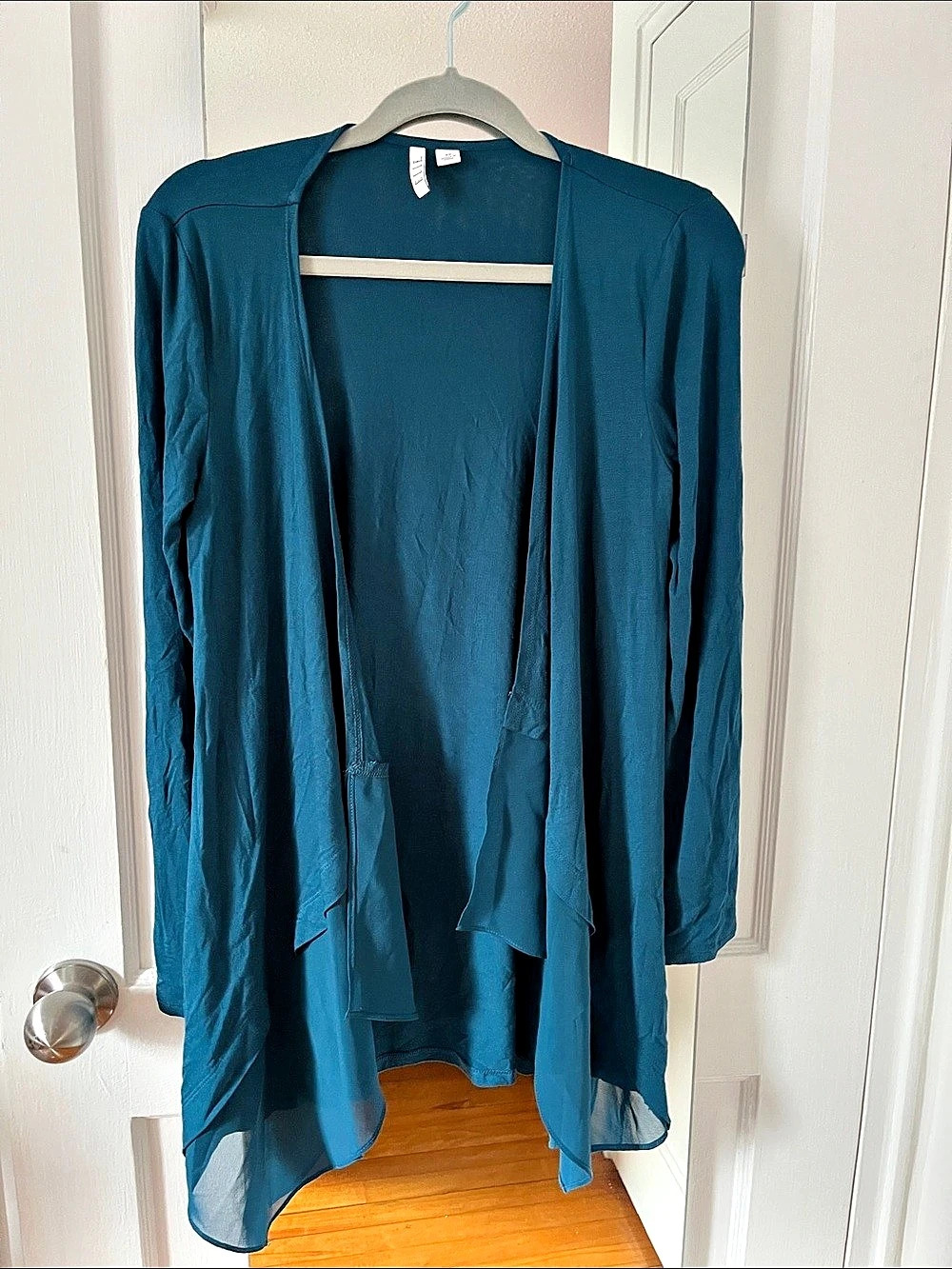 Elle Blue Wrap Cardigan Size XS